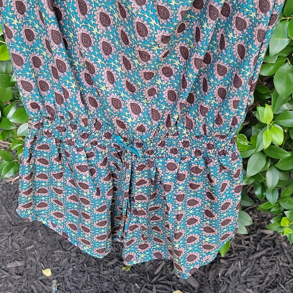 Strapless floral fall romper - Picture 4 of 4